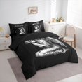 thumbnail image 3 of Homewish Cartoon Girls 7-Piece Twin Bedding Sets,Merry Christmas Bedding Comforter Set,Gray Black Sheet Sets For Girls Kids,Breathable Home Decor Reversible, 3 of 8