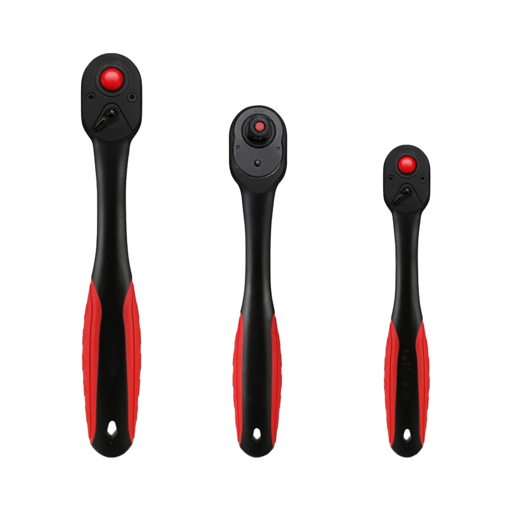 72 Tooth Ratchet Wrench Set 1/4 3/8 1/2Inch Driver Quick-Release Socket Wrench 12.5Mm