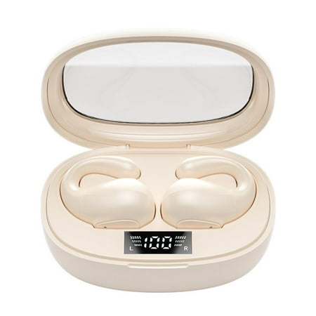 JOGZMZ Bluetooth Headphones V5.3 Wireless Earbuds Breathing Lamp Noise Reduction Bass Sports Earphones Microphone Stereo Headset