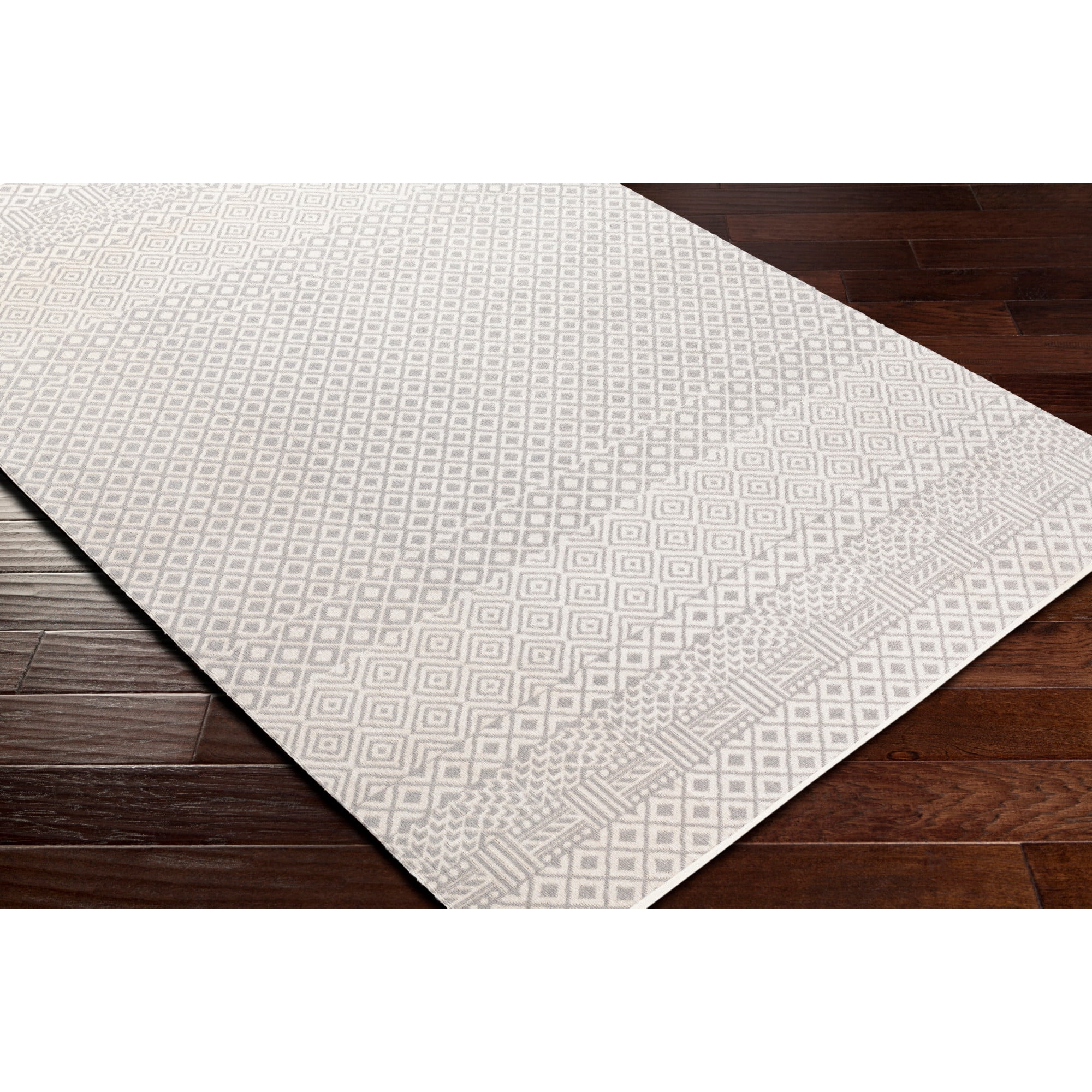 Artistic Weavers Lavadora Tribal Machine Washable Area Rug, Gray ,9'2" x 12'