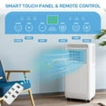 thumbnail image 2 of 10000 BTU Portable Air Conditioner 4-in-1 Portable AC Unit Cool up to 450 sq.ft, Portable Air Conditioners with Remote Control & Window Kit1-24H Timers, 2 of 8