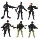 thumbnail image 1 of Figuras de acción de 6 uds., figuras de hombres, juego de figuras de hombres del ejército de fuerzas especiales, figuras realistas para proyectos de, 1 of 9