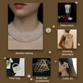 thumbnail image 2 of Guardoinrt Custom Jewelry Made Easy Easy To Beads Kit With Portable 4 Different Sizes Resin Beads beige, 2 of 6