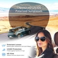 thumbnail image 3 of TINHAO Polarized Fit Over Glasses Sunglasses for Women UV Protection, Trendy Oversized Cat Eye Sunglasses for Driving Riding, 3 of 7