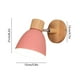 thumbnail image 3 of Aplique LED, lámpara decorativa de fondo, personalizable, moderna, para dormitorio, sala de estar, ajustable, de metal, base de madera, luz cálida, para oficina, 2 niveles,Wsvlmg, 3 of 8