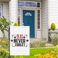 thumbnail image 4 of Hanmun 911 Never Forget Garden Flag 12x18 Patriot Day Double Sided for Outdoor Indoor House Decor, 4 of 7