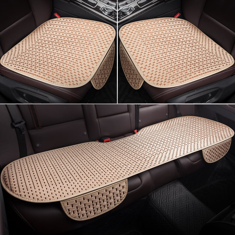 Universal Car Interior Seat Protector Fit Most Car or Van for All Season Truck Suv Car Seat Pad,Breathable Comfort Fron Drivers or Passenger bottom Seat Cushion Covers 