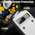 thumbnail image 4 of for Google Pixel 8a Case, Luxury Anti-falling Shockproof Hybrid Military Grade Cover W / Built-in Kickstand | Ultimate Drop Protection for Google Pixel 8a, White, 4 of 7