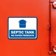 thumbnail image 3 of Classic Framed Plus Septic Tank No Paper Products Door or Wall Sign | Boats & Yachts Signage -Small, 3 of 8