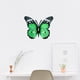 thumbnail image 2 of Escultura colgante de mariposa, decoración de pared de metal, obra de arte vívida, decorativa, antioxidante. Verde, 2 of 9