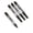Black, variant on KEVCHE Oil-Based Permanent Refillable Marker Pen with Broad Tip, Fade-Resistant Waterproof Ink for Logistics and Warehouse Marking, Multi-Surface Pen for Paper Carton Plastic Metal and Glass