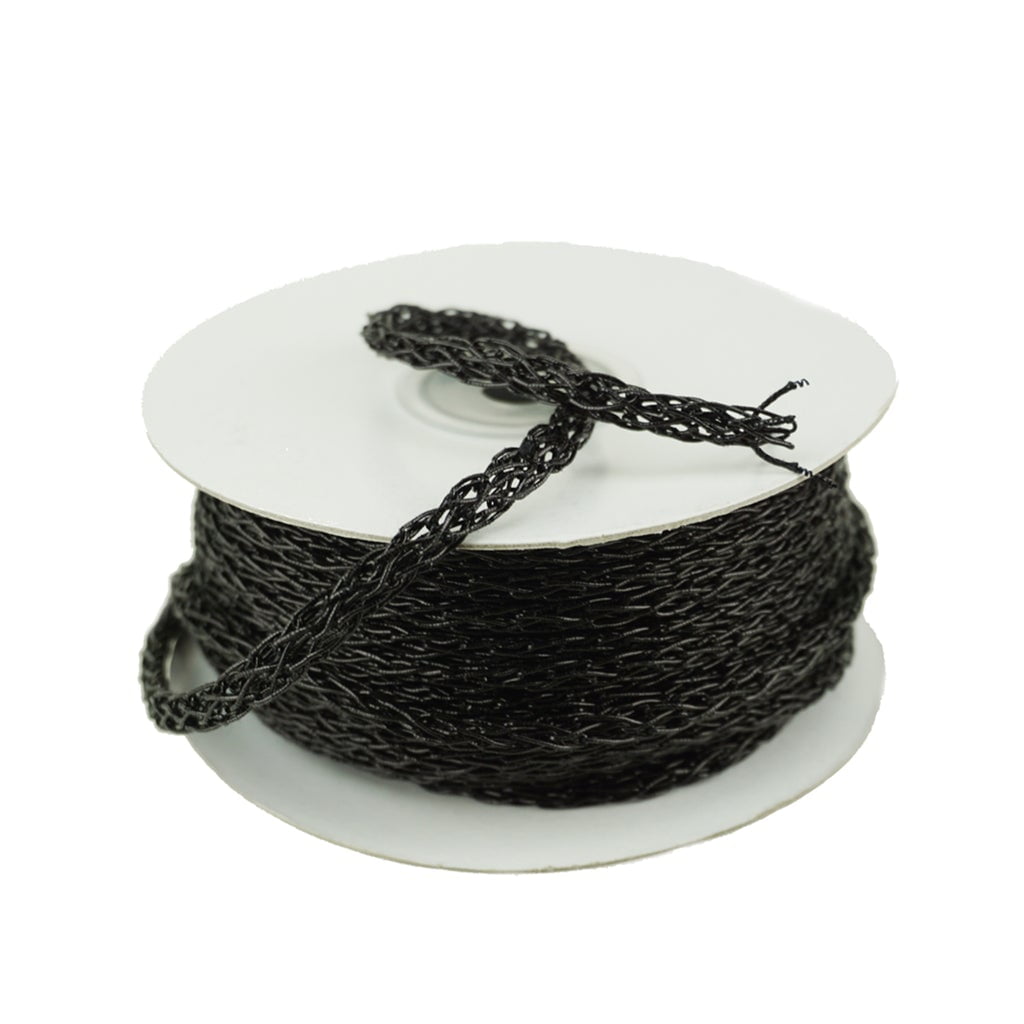 Stretchy Jewelry Cord, 5mm, 25Yard Black