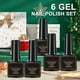 thumbnail image 2 of Kit de 6 esmaltes de uñas en gel para Navidad, gel de fototerapia de larga duración, pegamentos y aceites para uñas., 2 of 9