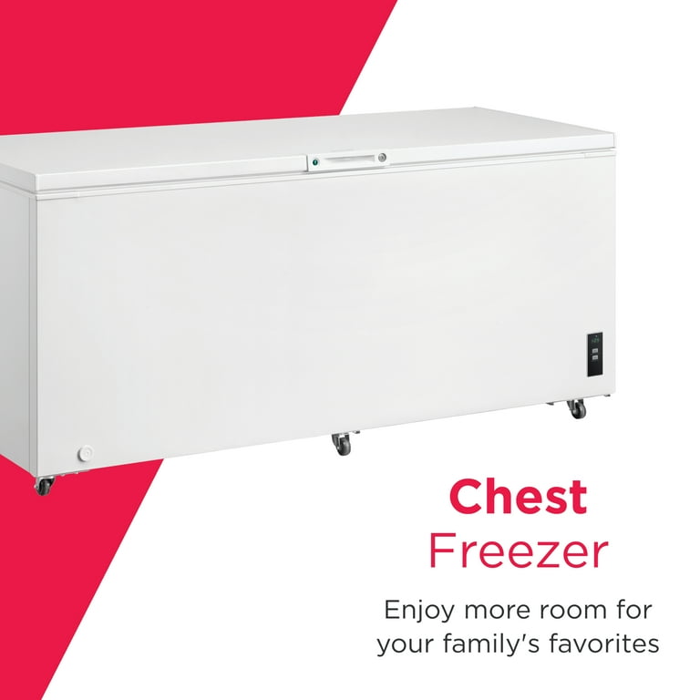 Frigidaire FFCL2042AW Chest Freezer, 19.8 Cu. Ft., Garage-Ready
