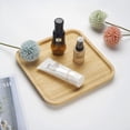 thumbnail image 5 of Square Bamboo Appetizer Tray Eco-Friendly Wood Serving Platter  Serving Tray 12 x 12 x 1 in, 5 of 6