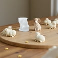 thumbnail image 5 of zhangmingg Sheep Shaped DIY Silicone Mould for Candle Soap Plaster Craft 3D Animal Design Reusable Baking, 5 of 5