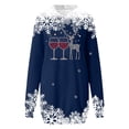 thumbnail image 3 of WILLBEST Vestidos De Verano Sudadera Larga Con Estampado Navideño Para Mujer Top Informal Y Cómodo Para Las Vacaciones 2025 Elegante Y Acogedor Para La Temporada De Invierno, 3 of 3