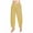 02 Yellow, variant on Awdenio Linen Pants Men Casual Elastic Waist Drawstring Pants Cotton Linen Baggy Lounge Pants Beach Trousers with Pockets