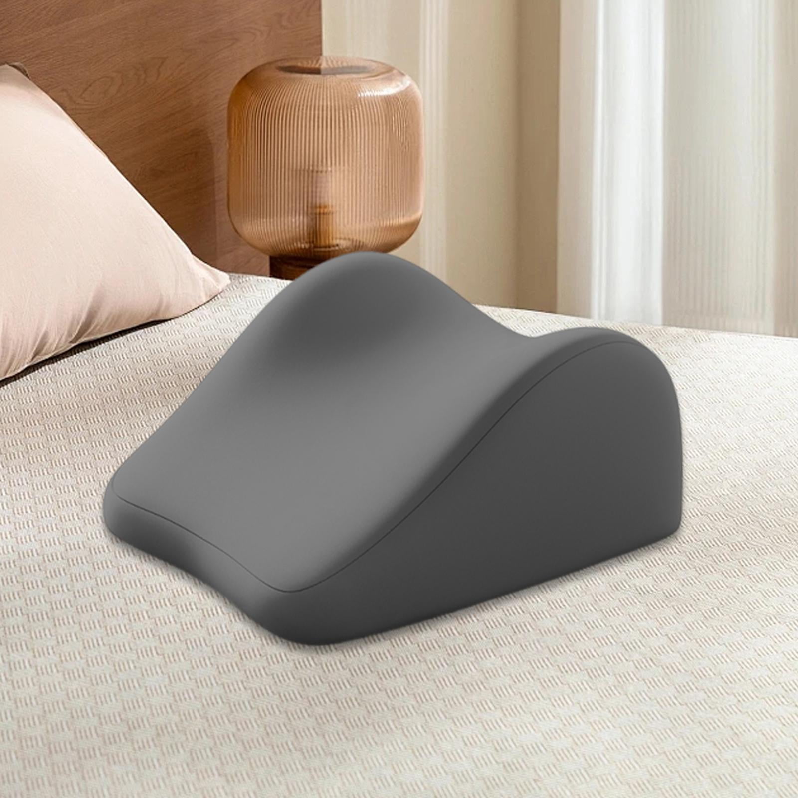 TISHITA Bed Pillow Memory Foam Wedge Prone Pillow with Removable Washable Cover Trendy Leg and Knee Support Elevating Back for Office dark gray