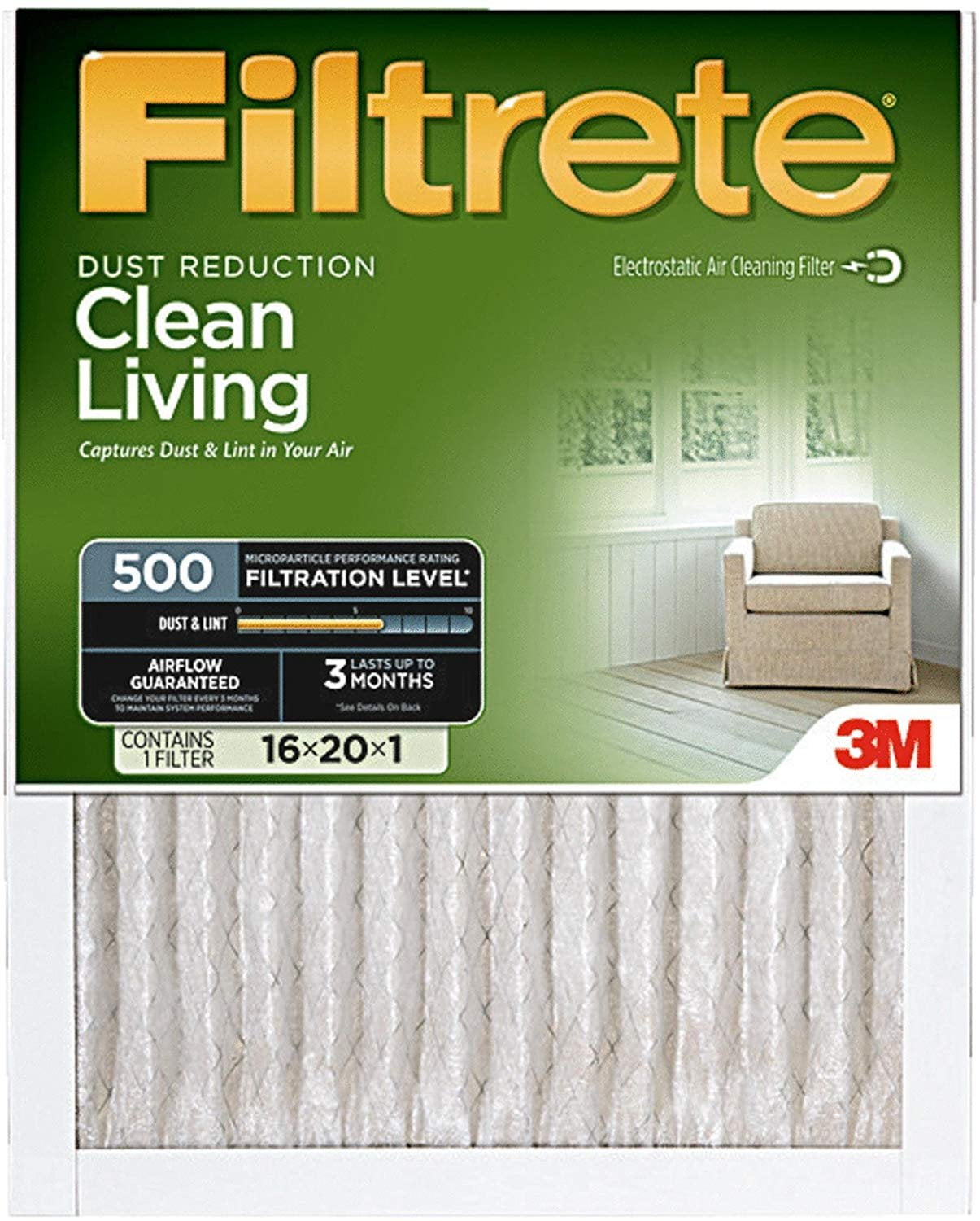 3m filtrete basic value 3 pack 90 day airflow performance