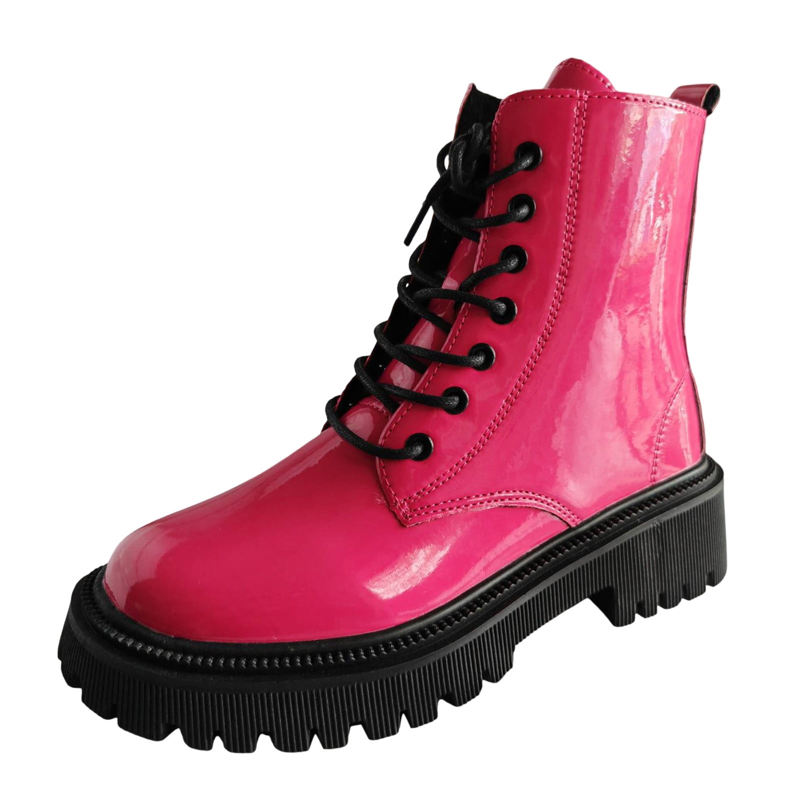 B91xZ Women s High Heel Mid Calf Boots Mid Calf Pointed Toe Cowgirl Boot for Ladies with Retro Chunky Heel and Side Zipper Fashion Shoes Red 8.5