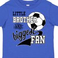 thumbnail image 4 of Inktastic Little Brother and Biggest Fan Soccer Player Boys Toddler T-Shirt, 4 of 5