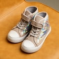 thumbnail image 6 of Kushyshoo Angel Unicorn Toddler High Top Girls Sneakers Kids Walking Shoes 12M, 6 of 7