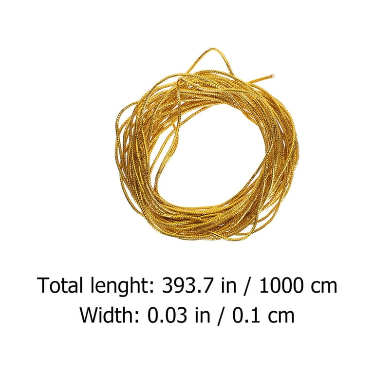 90m Rope Gold Silver Color Cord Gifts Packing String Thread for Jewelry  Making DIY Braid Bracelet Price Tag Thanks Label Lanyard - AliExpress