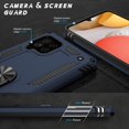 thumbnail image 2 of for Galaxy A42 5G Case with Screen Protector, Grade Shockproof Cover Pass 16ft Drop Test Protective Phone Case with  Kickstand Car Holder for Samsung Galaxy A42 5G Blue, 2 of 14