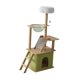 thumbnail image 2 of Torre para gatos de para gatos de interior, muebles de protección de varios niveles, torre de escalada para gatos, cama para gatos jugando , Green B, 40x55x140cm, 2 of 10