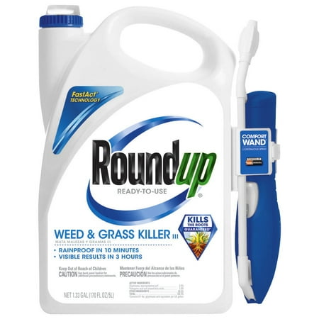 Roundup Weed & Grass Killer III Wand Comfort Wand Ready-To-Use 1.33 (Best Light For Weed Plants)
