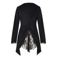 thumbnail image 3 of FYEGRE Gothic Carnival Jacket Dress for Women Elegant Lace Tuxedo Attire Black M, 3 of 7