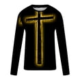 thumbnail image 5 of Birdeem T-Shirts à Manches Longues pour Hommes, T-Shirts Décontractés à Col Rond, Chandail à Manches Longues, T-Shirt à Rayures Imprimées, Blouse, Hauts, T-Shirts à Manches Longues pour Hommes, 5 of 5