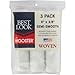 thumbnail image 2 of Best Look By Wooster 9 In. x 3/8 In. Woven Fabric Roller Cover (3-Pack) DR465-9, 2 of 5