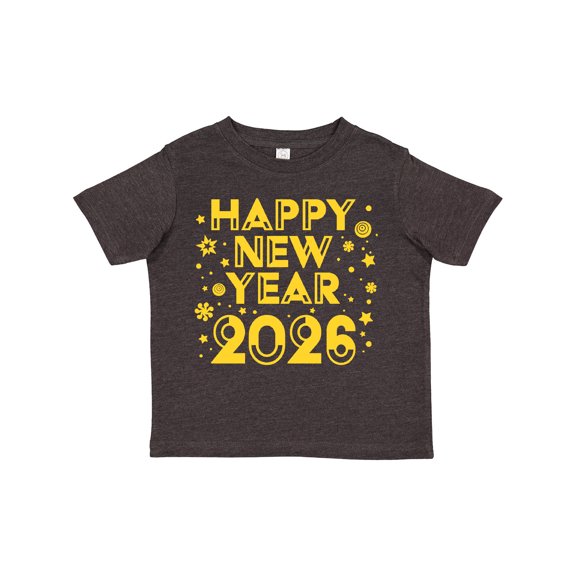 Inktastic Happy New Year 2026 Boys or Girls Toddler T-Shirt