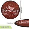 thumbnail image 3 of GZHJMY Shiny Christmas Snowflake Christmas Tree Mat, Round Christmas Tree Stand Mat Decoration for Holiday Party Home Christmas Day Ornaments Floor Door, 28.3", 3 of 6