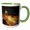 Green/White, variant on 3drose, Parque Central and El Capitolio in Old Havana, 11oz Mug