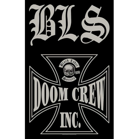 Black Label Society Affiche Textile de l'Équipe de la Doom