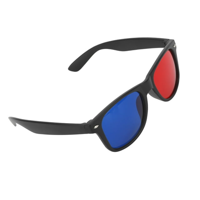 Gafas de juego 3D ANGGREK Gafas de visualización 3D con marco de plástico negro