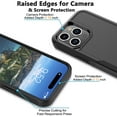 thumbnail image 5 of iPhone 15 Pro Case, 2 in 1 Phone Case for iPhone 15 Pro 6.1 inch ,Takfox Shockproof Protection Heavy Duty Armor Hard Plastic & Rubber Rugged Bumper Cover,Black, 5 of 12