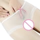 thumbnail image 3 of Gibobby Ropa interior sexy para mujer Ropa interior de algodón de lana recortada de encaje de cintura sin rastro transparente para mujer(Blanco,XL), 3 of 4