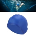 thumbnail image 4 of Bathing , Non Slip Protective Soft Elastic Comfortable Sport Head Cover Silicone  For Long Hair Blue, 4 of 8
