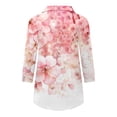 thumbnail image 6 of 2026 ! JINMGG Fall Long Sleeve Shirts for Women, Womens Summer Fall Tops 2026 Fashion Woman V Neck Three Quarter 3/4Sleeve T Shirt Autumn Printing Blouse Tops Sweatshirt, 6 of 6