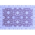 thumbnail image 1 of Ahgly Company Machine Washable Indoor Rectangle Oriental Blue Traditional Area Rugs, 8' x 10', 1 of 4