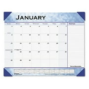 AT-A-GLANCE Slate Blue Desk Pad, 22 x 17, Slate Blue