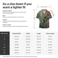 thumbnail image 5 of Balery Humming Bird 1 Camisa Casual de Manga Corta con Botones para Hombre, Texturizada, Estilo Cubano, para Playa, Verano-X-Large, 5 of 5