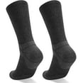 thumbnail image 4 of Men's 3 Pairs/Pack Performance Moisture Wicking Cushioned Crew Athletic Walking Hiking Socks, 4 of 7