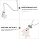 thumbnail image 2 of 3 collares con colgante de unicornio para mejores amigos para siempre para niños, 2 of 8