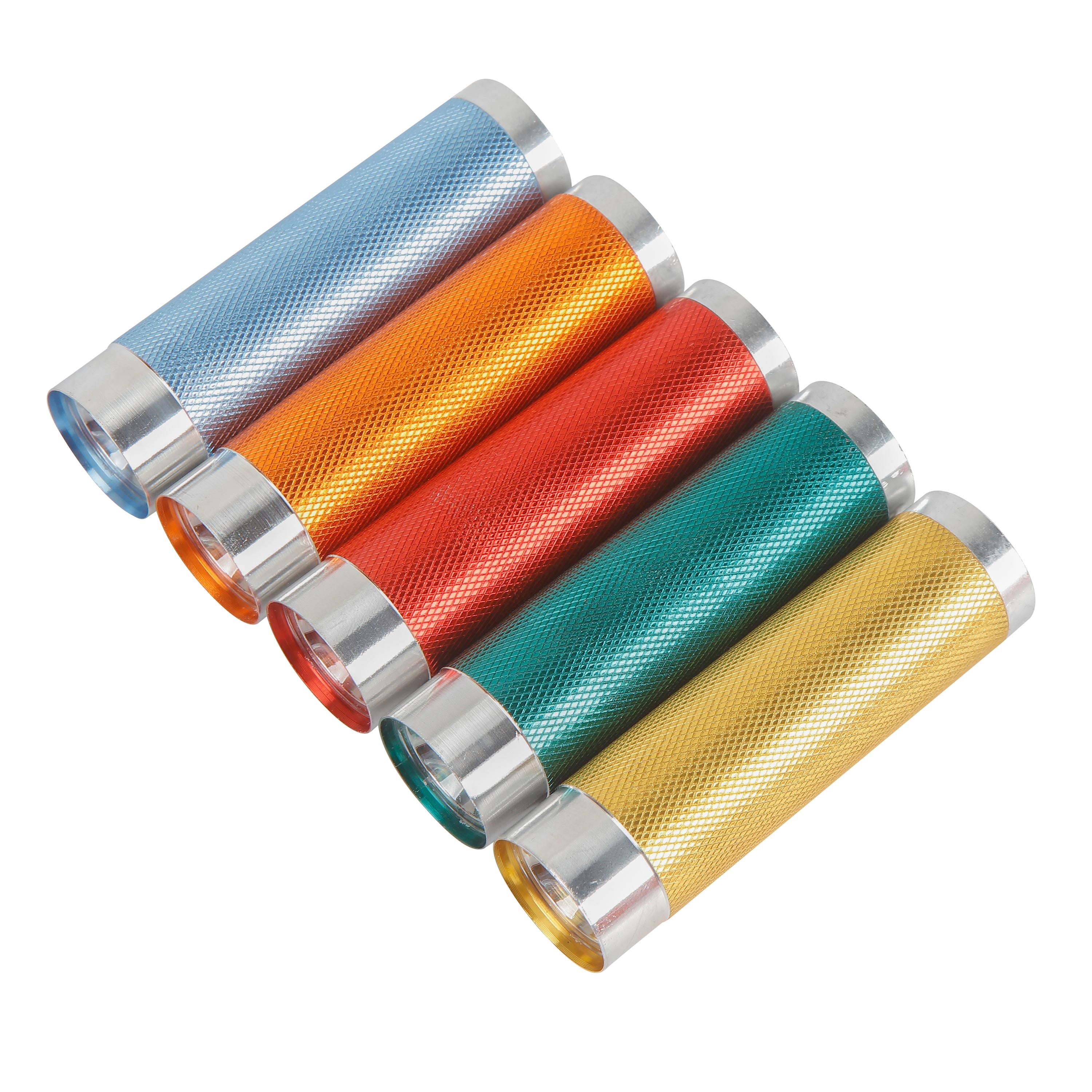 Ozark Trail 50 Lumens Aluminum LED Flashlights, 10 Pack, AAA Batteries