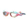 thumbnail image 2 of Gafas de natación para niños, gafas de natación ajustables con diseño de sirena para niños y niñas de 3 a 12 años. Rosa, 2 of 8